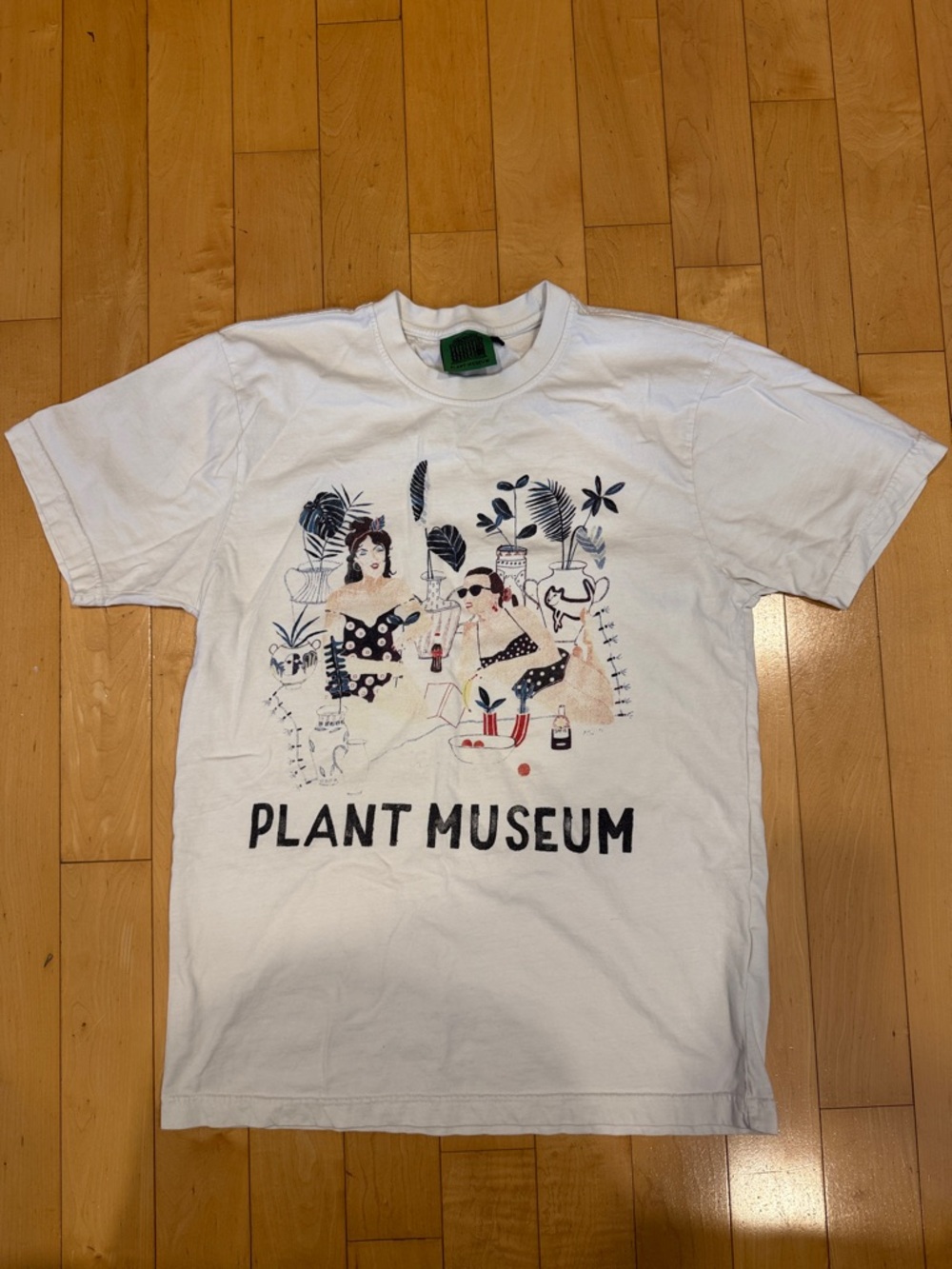Plant Museum Men’s White Graphic Tee